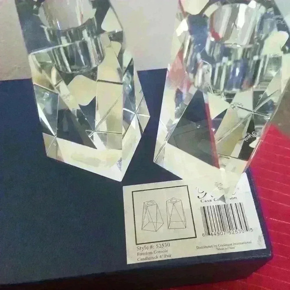 Ricci-Freedom Console Candlesticks 4" - Picture 6 of 8